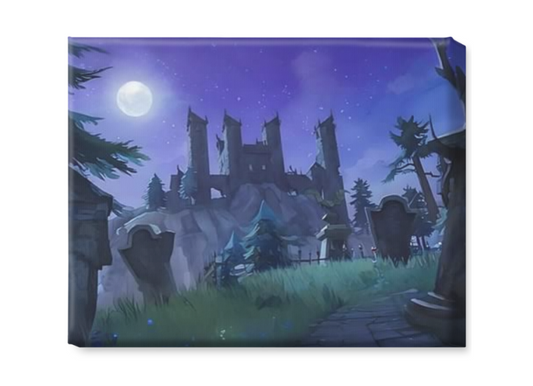 "Haunted Hills" - Nostalgic Fortnite Canvas