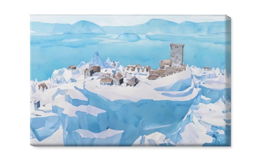 "Polar Peak" - Nostalgic Fortnite Canvas